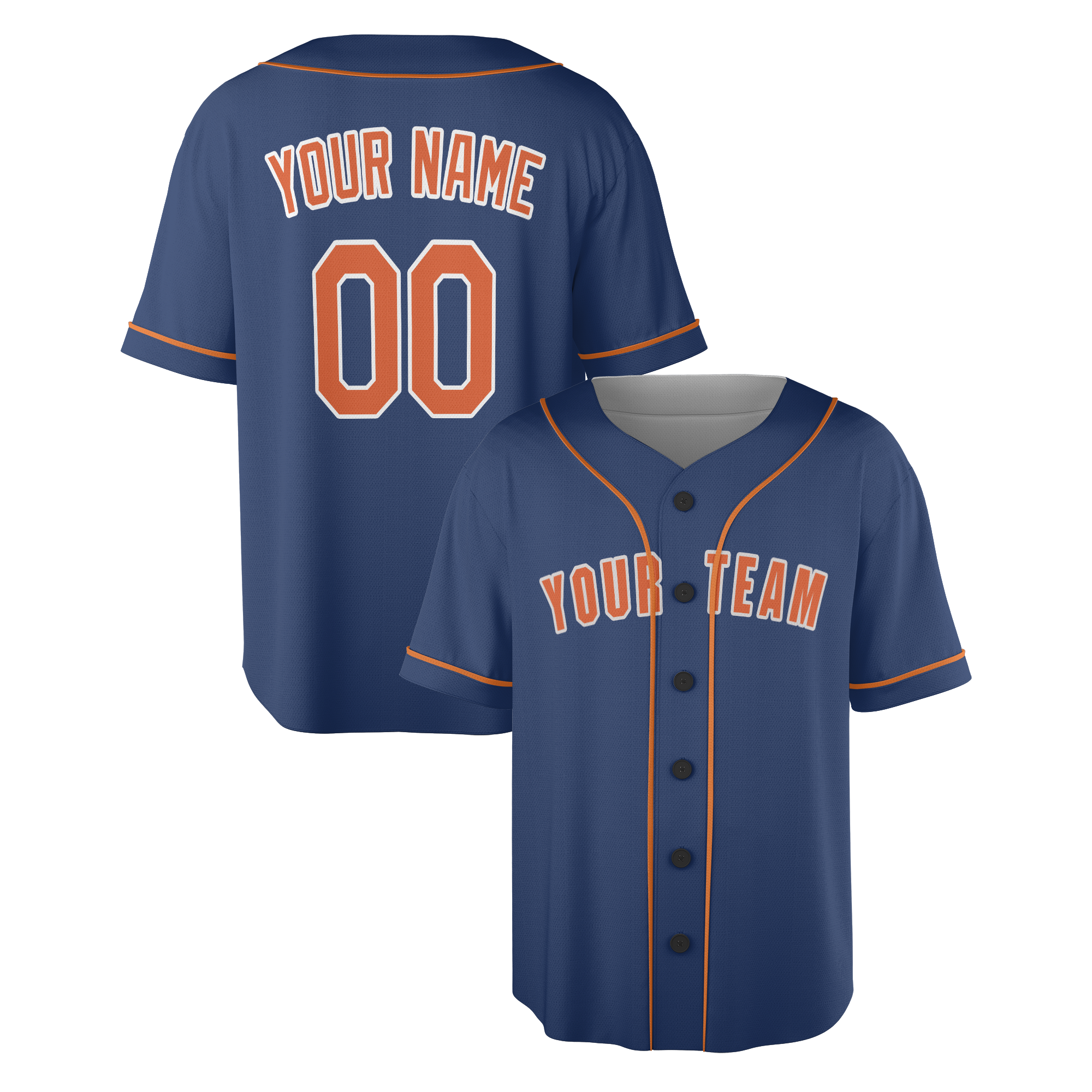 Personalized Houston Astros Inspired Alternate Style Jersey - Navy