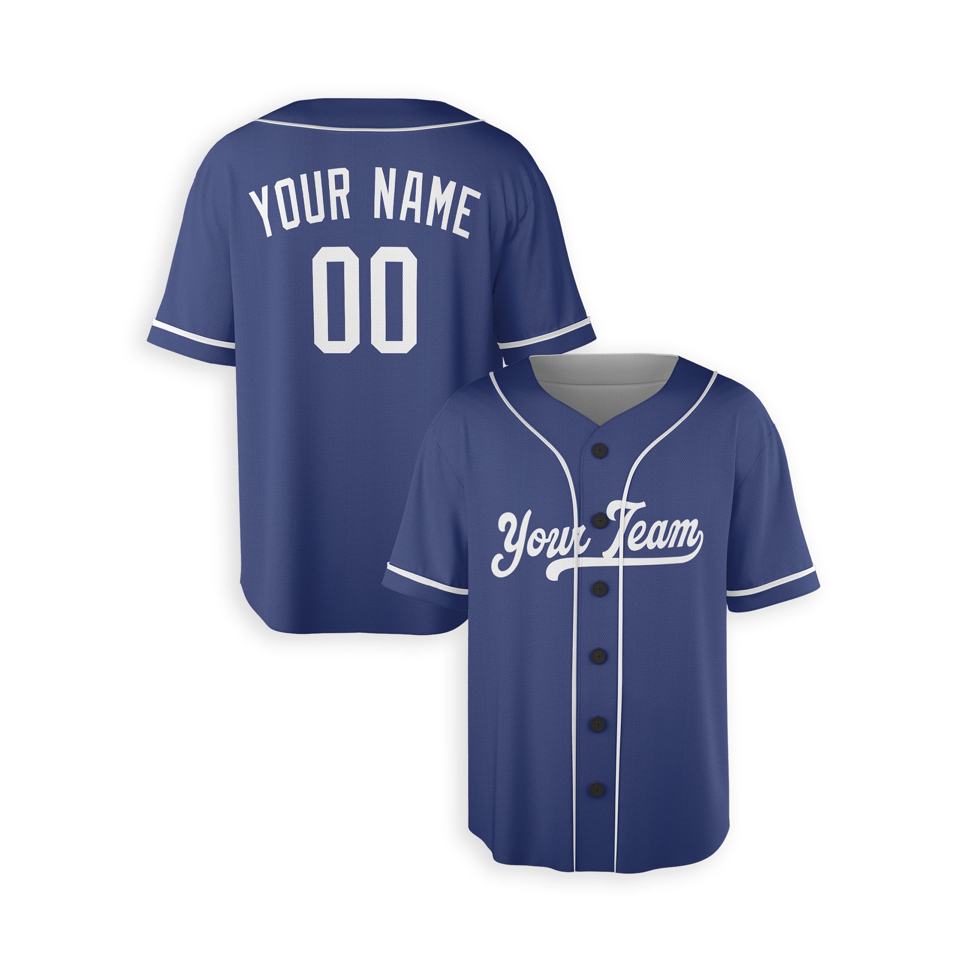 Personalized Los Angeles Inspired Alternate Style Jersey - Navy White